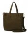 Fred de la Bretoniere  Handbag Nubuck Leather Dark Green (7003)